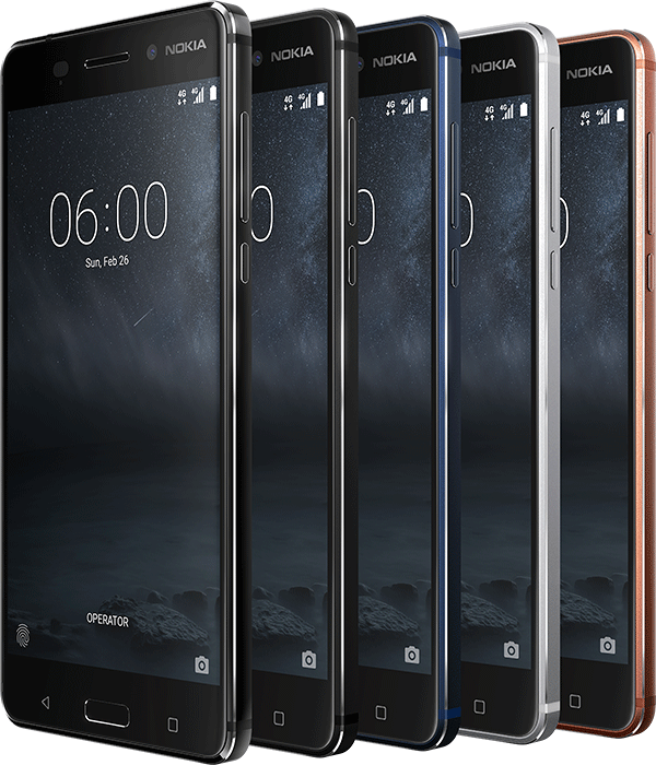 Nokia 6 Colors