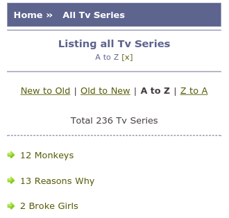 o2tvseries All episodes