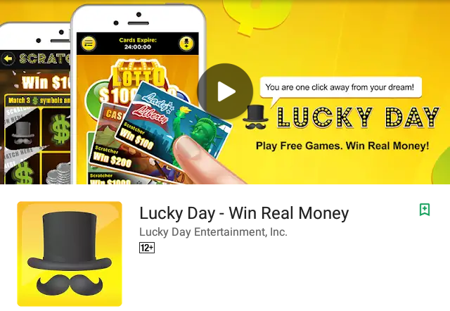 Resultado de imagem para lucky day app