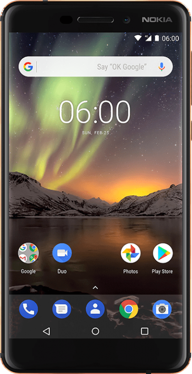 Nokia 6 2018 Display