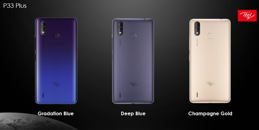 Itel P33 plus colors