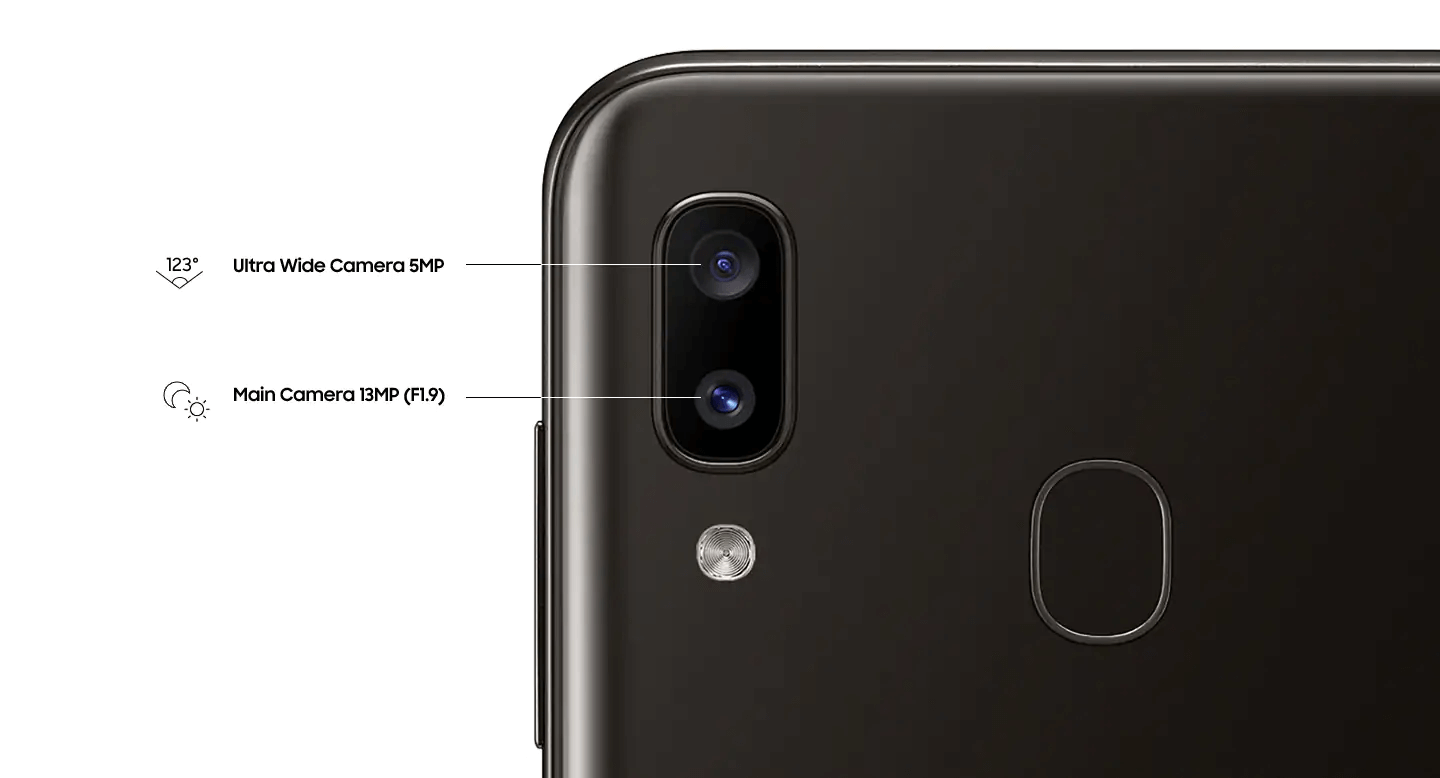 samsung galaxy a20 camera